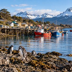 Puerto Almanza con Pingüinera